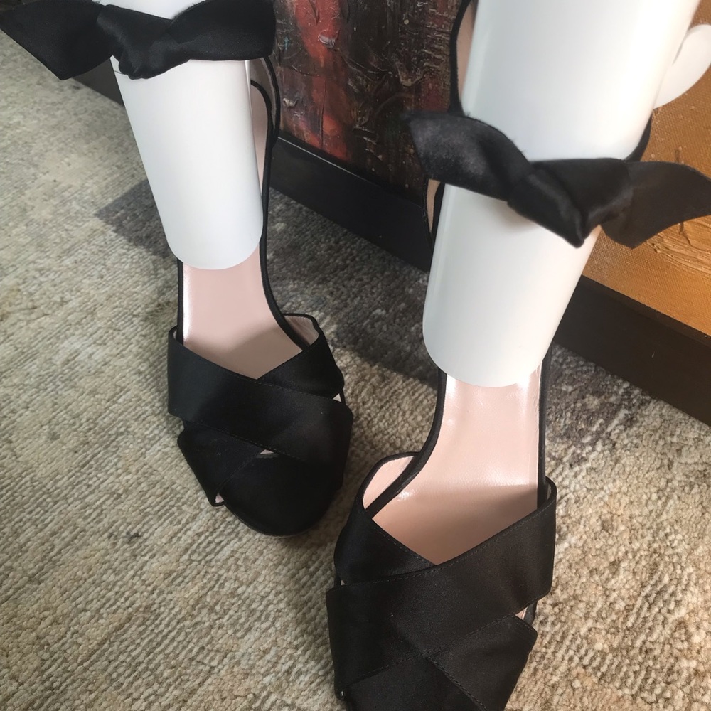 SJP by Sarah Jessica Parker
Buckingham Satin Ankle-Tie Sandal - Picture 5 of 16